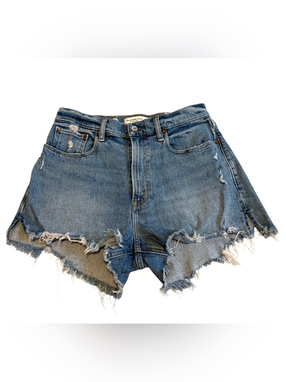 Abercrombie & Fitch The Mom Short High Rise Curve Love Size 6